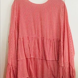 Zara Red ‘n White Stripped Top!